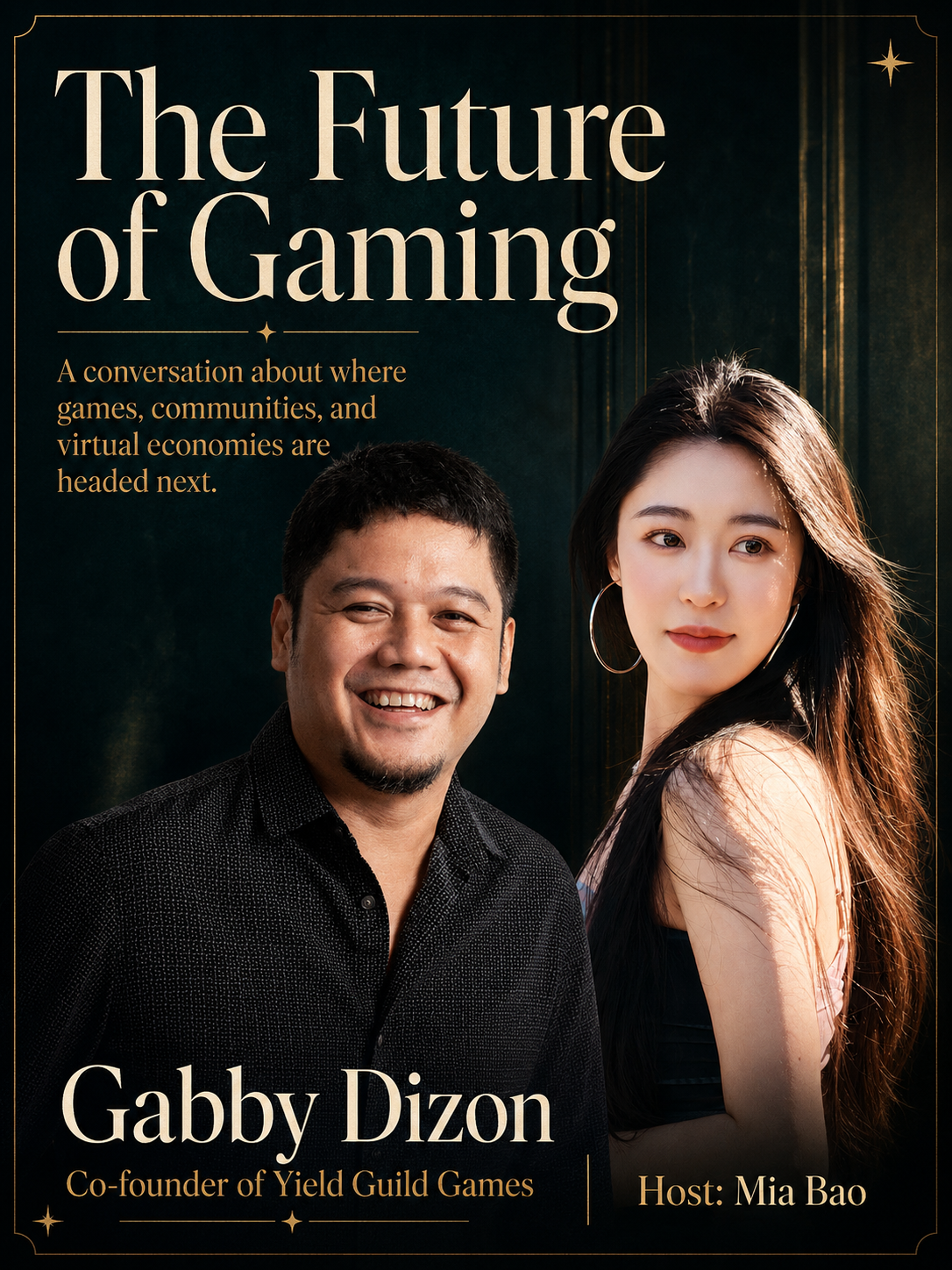 Gabby Dizon interview poster