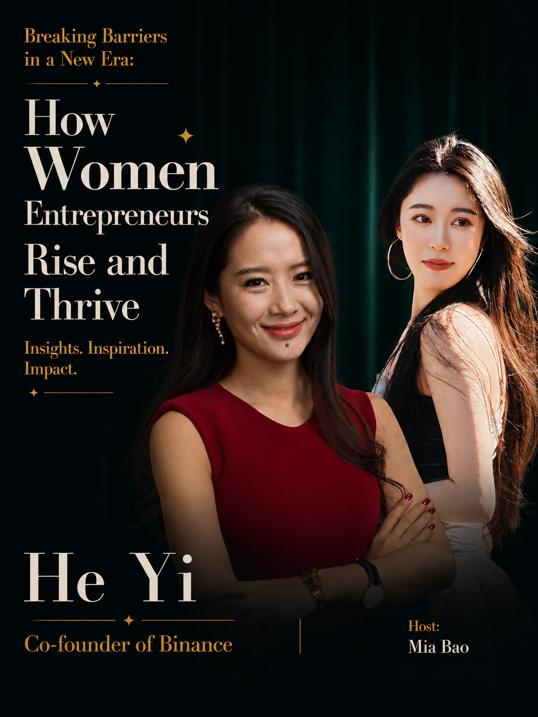 He Yi interview poster