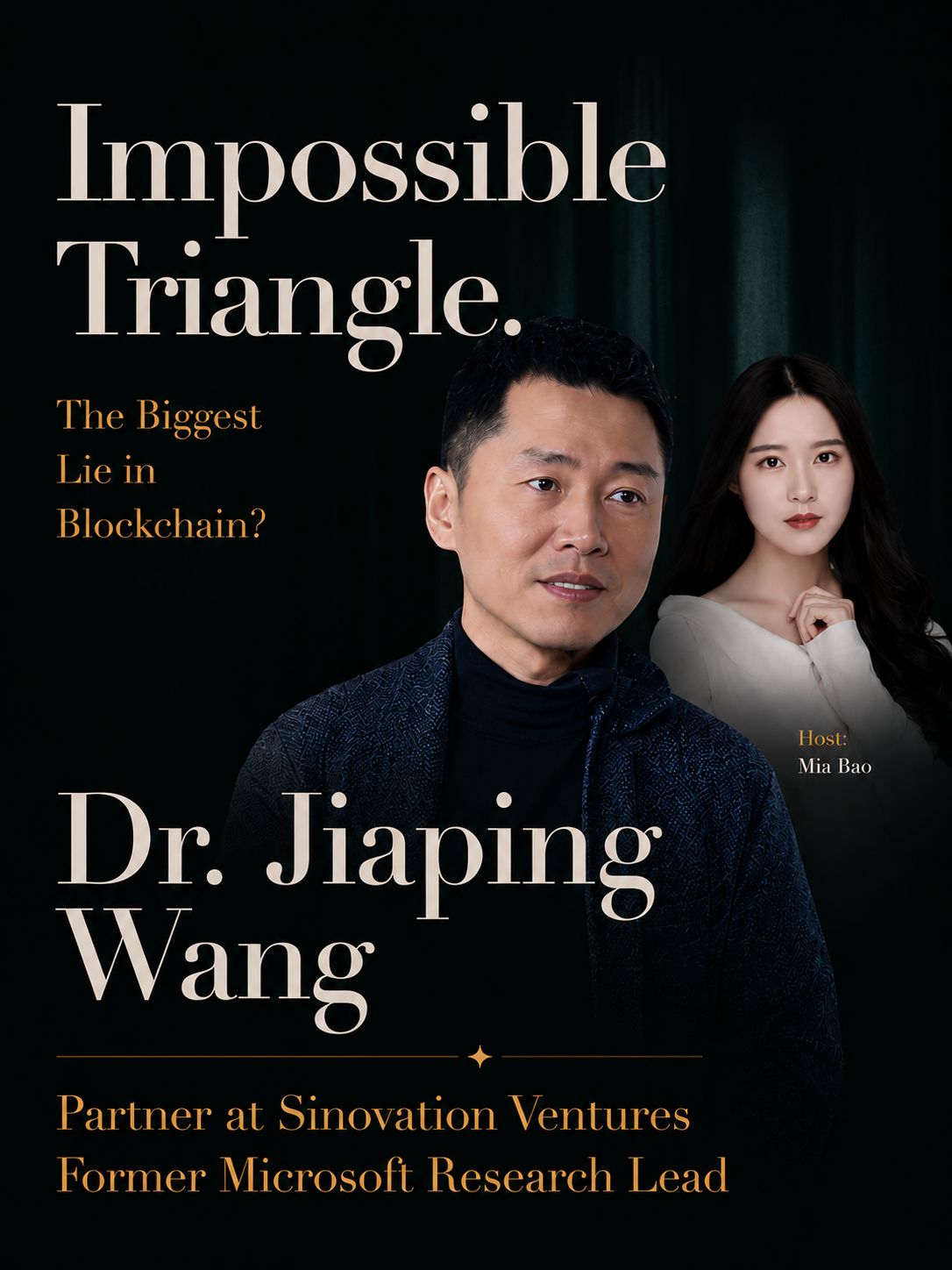 Dr. Jiaping Wang interview poster